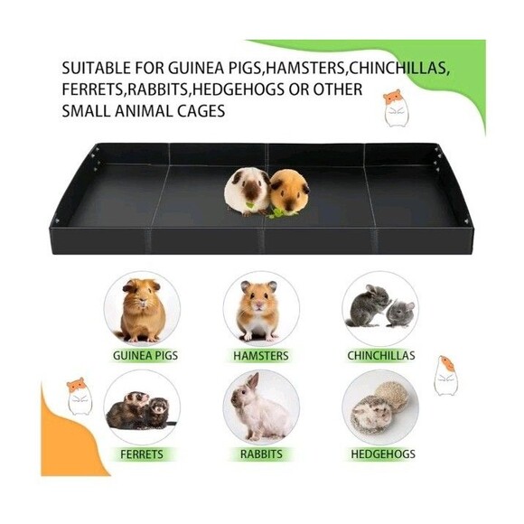 2pc Guinea Pig Cage Liner Corrugated Plastic Cage Liner Base 2x4 Panel Size READ - Picture 5 of 6